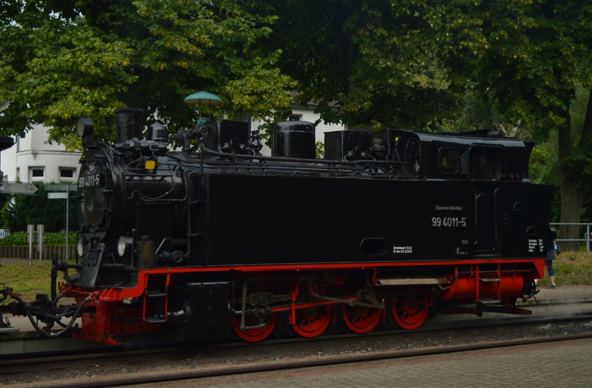 99 4011-5 mit P 103 am 08.08.2015 in Binz