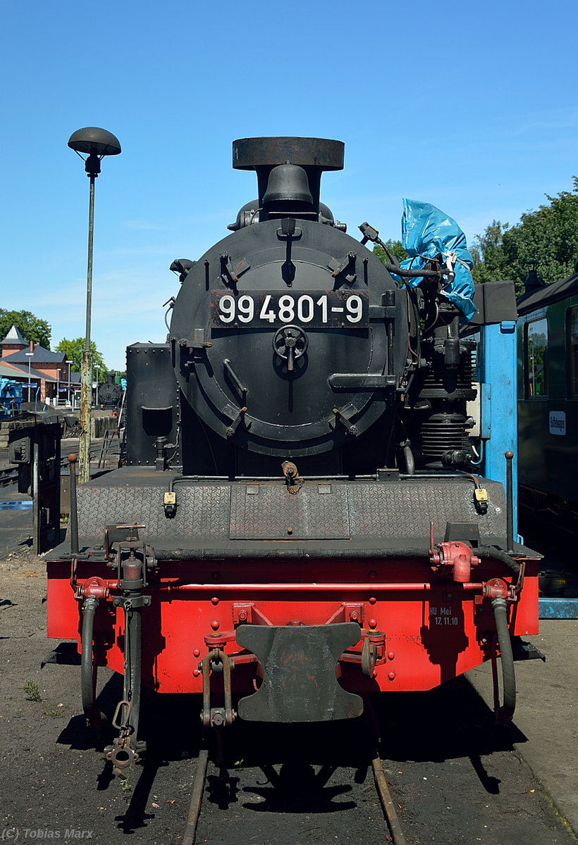 99 4801-9 am 22.07.2016 im BW Putbus abgestellt.