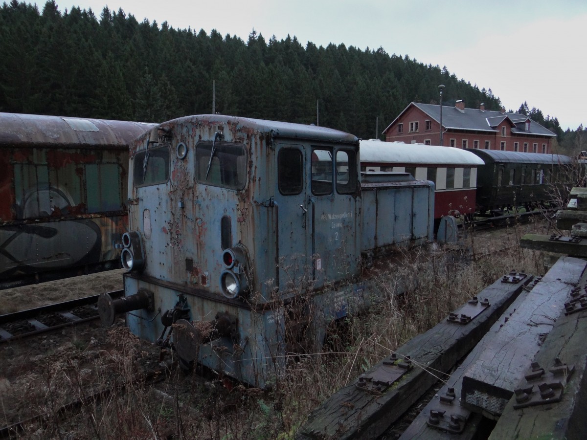 Am 02.11.13 sah ich beim F�rderverein Historische Wests�chsische Eisenbahnen e.V. Wilzschhaus die V15 2550 vom ehem. VEB Walzengie�erei Coswig