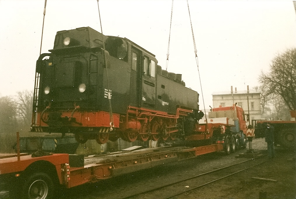 Ankunft von 99(1)783 in Putbus.