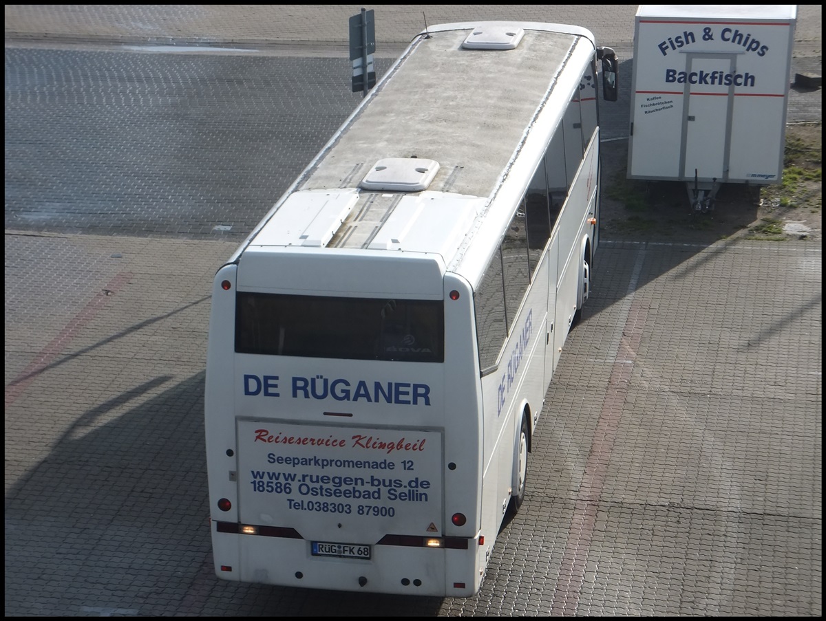 Bova Futura von De Rganer aus Deutschland im Stadthafen Sassnitz.