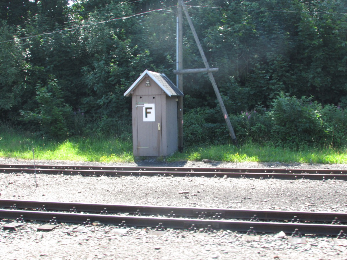 Das Fernsprecherh�uschen von Cranzahl