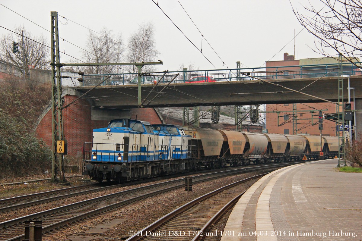 D&D 1702 und 1701 am 04.03.2014 in Hamburg Harburg.
