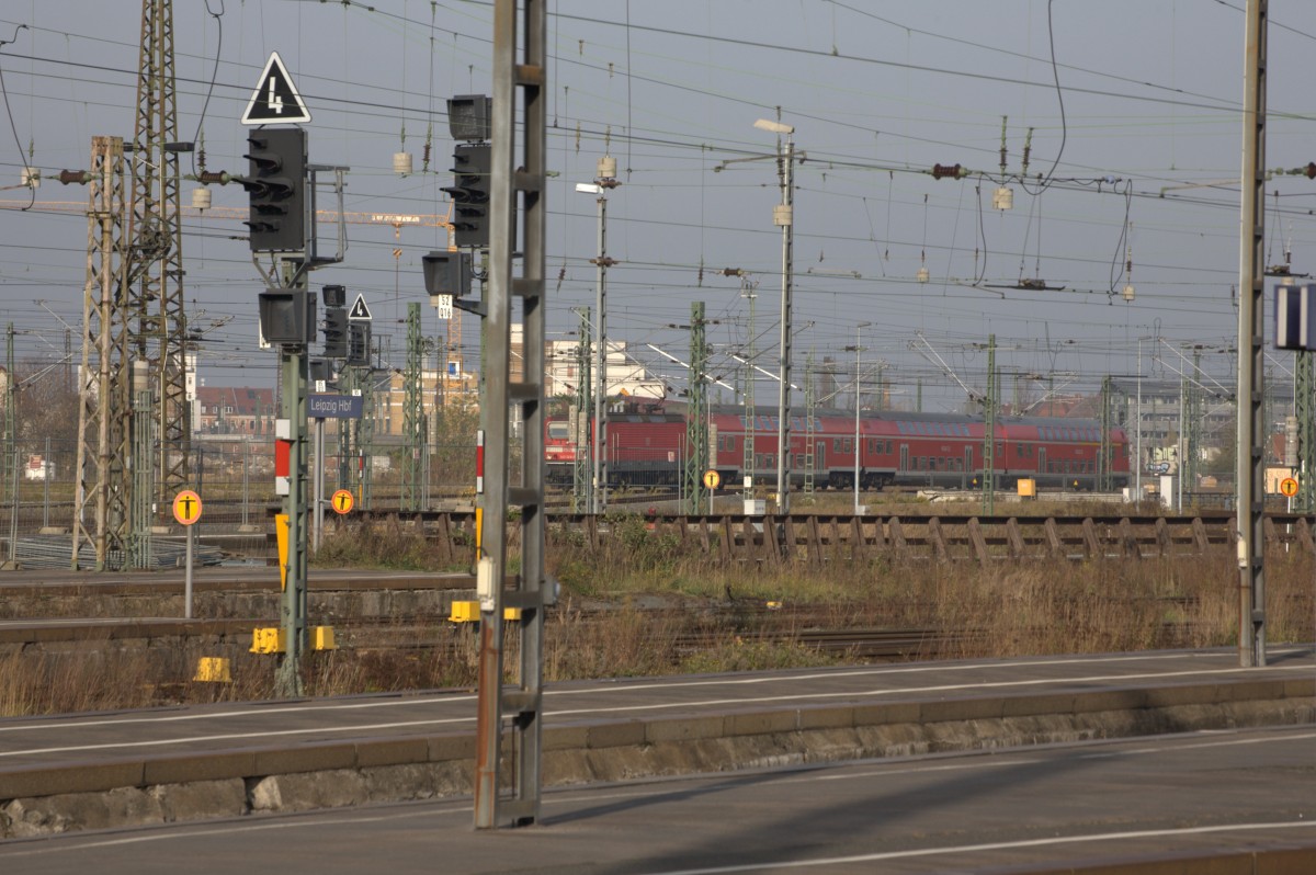 Ein KS Signal in Leipzig Hbf. 16.11.2013 12:52 Uhr.