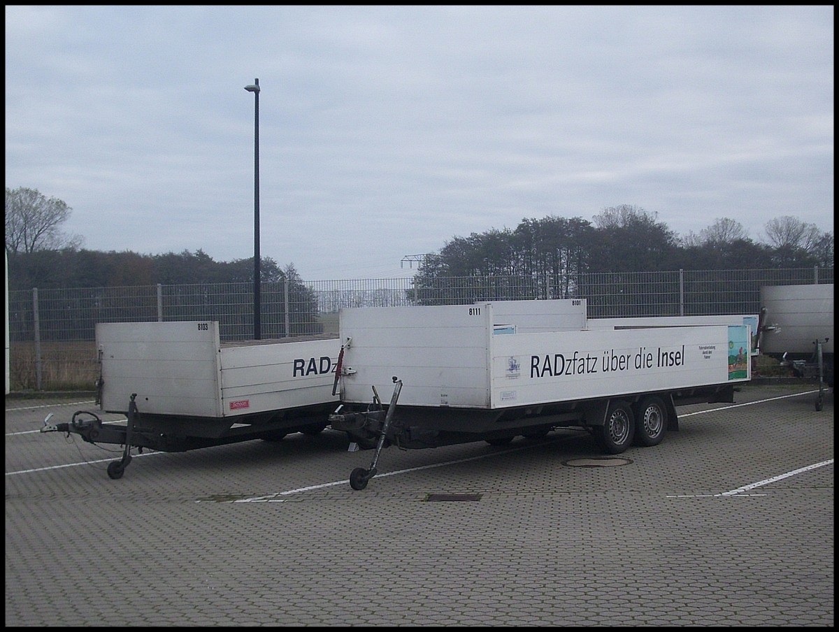 Fahrradanh�nger der RPNV in Bergen.