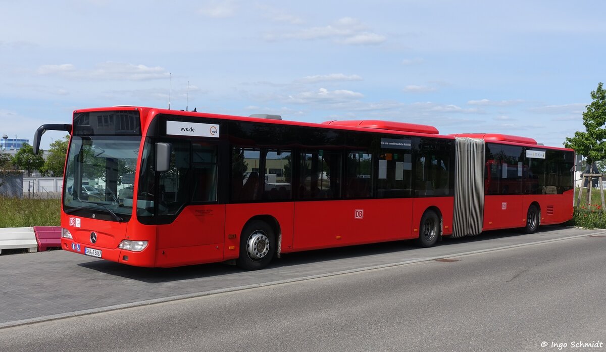Friedrich Müller Omnibusunternehmen (FMO) aus Schwäbisch Hall | SHA-T 5867 | Mercedes-Benz Citaro Facelift G | 31.05.2020 in Leinfelden-Echterdingen