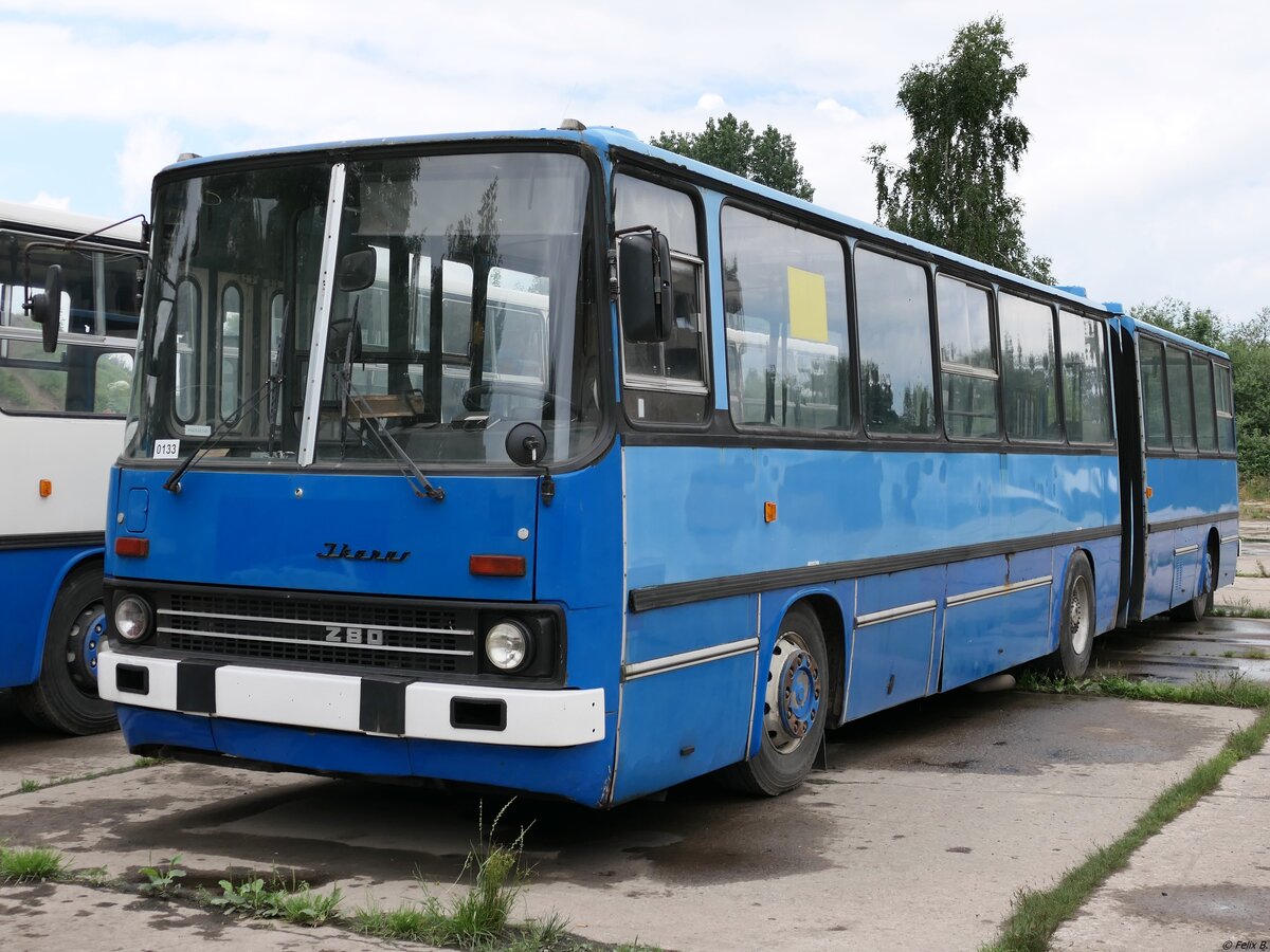 Ikarus 280 vom Technikmuseum Pütnitz (exex Verkehrsgesellschaft Görlitz-Niesky mbH, ex Kaposvári Közlekedési Zrt. (CCT-434)) in Pütnitz.