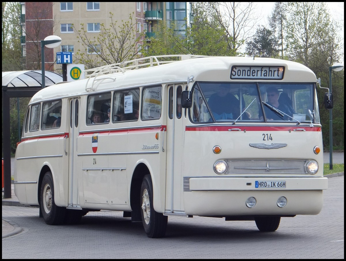 Ikarus 66 der Rostocker Stra�enbahn AG in Rostock.