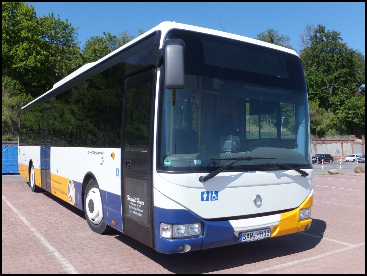 Irisbus Crossway von Harald Heuer/PVGS aus Deutschland im Stadthafen Sassnitz.