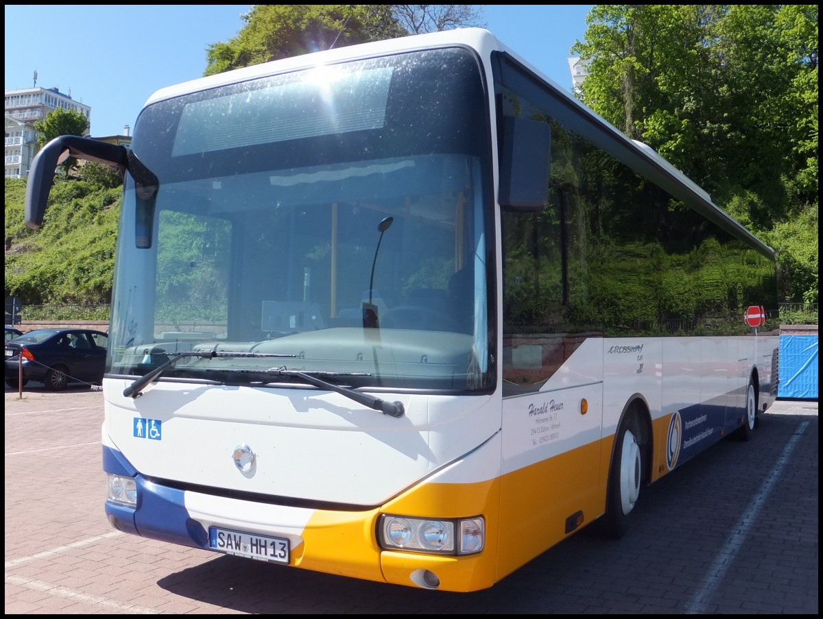 Irisbus Crossway von Harald Heuer/PVGS aus Deutschland im Stadthafen Sassnitz.