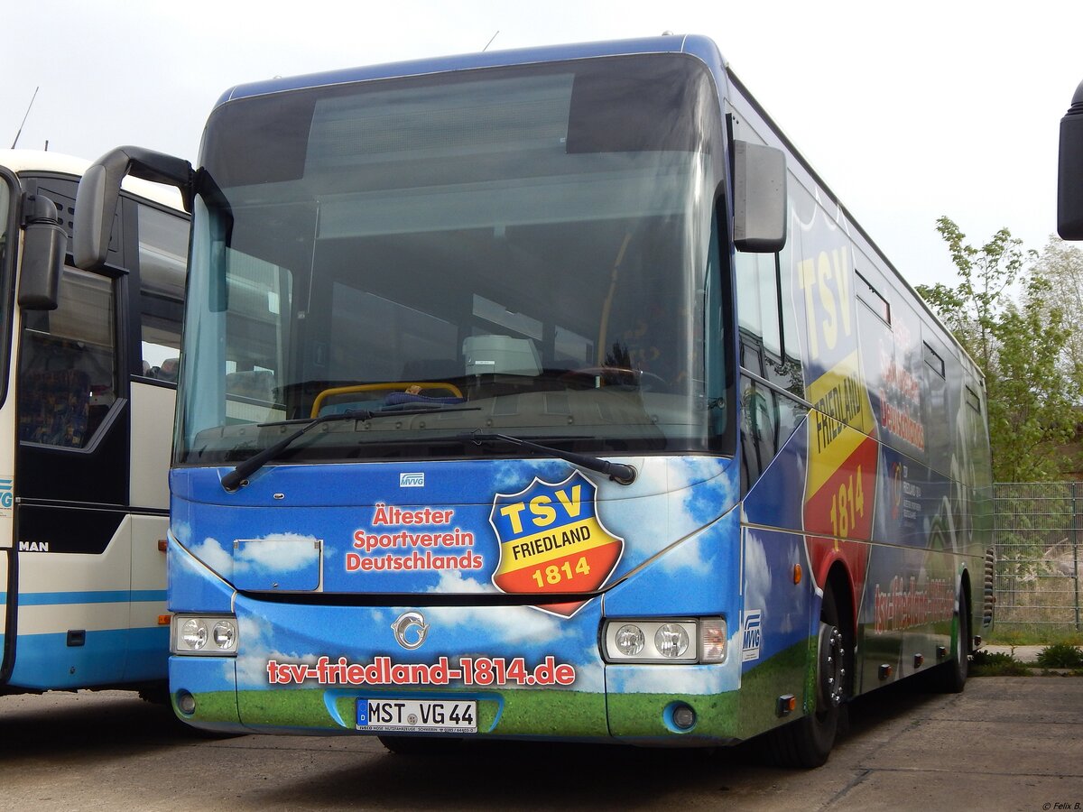 Irisbus Crossway der MVVG in Burg Stargard.