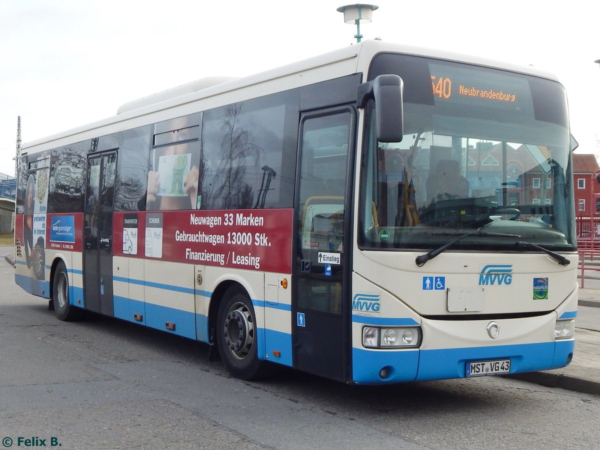 Irisbus Crossway der MVVG in Neubrandenburg.