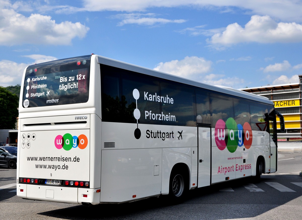 IRISBUS EVADYS HD von WERNER Reisen aus Deutschland am 29.5.2013 in Krems gesehen.