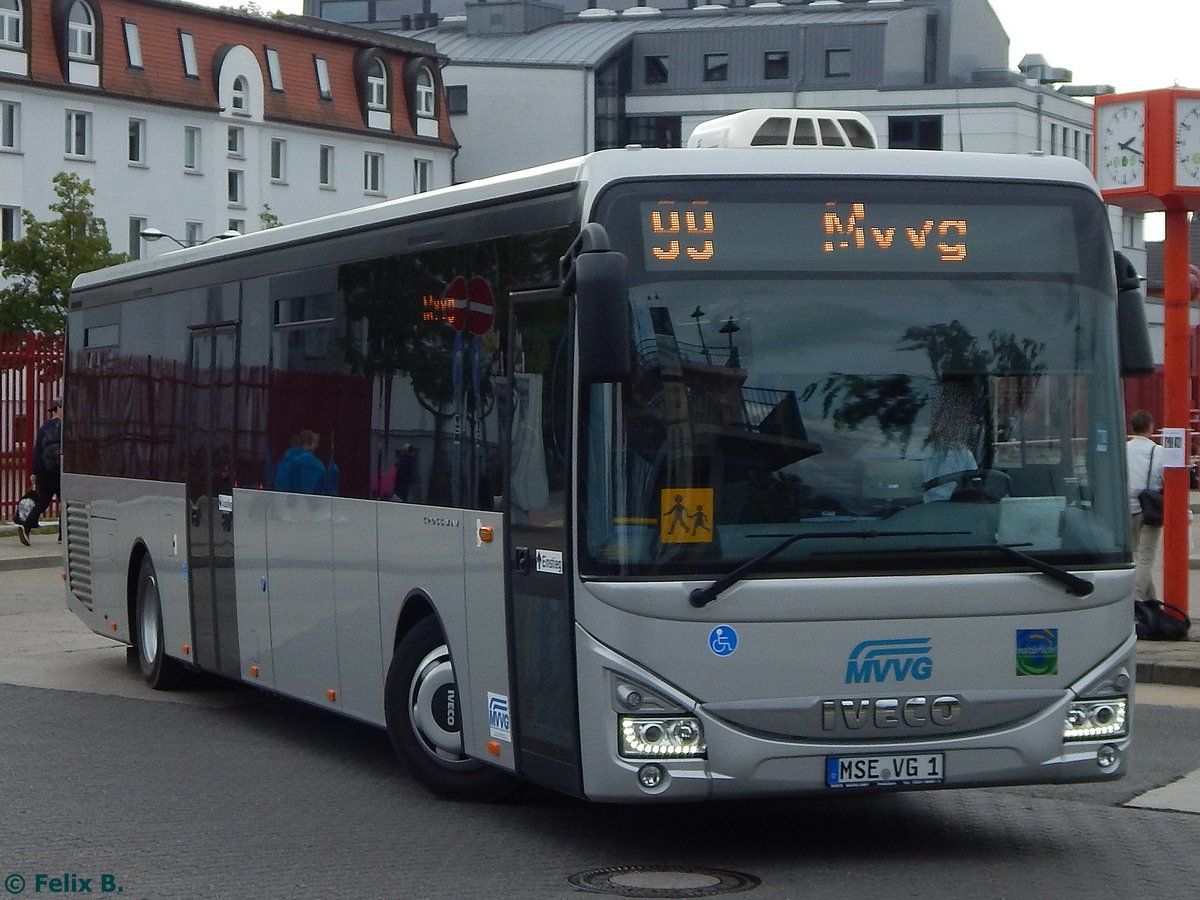 Iveco Crossway der MVVG in Neubrandenburg.