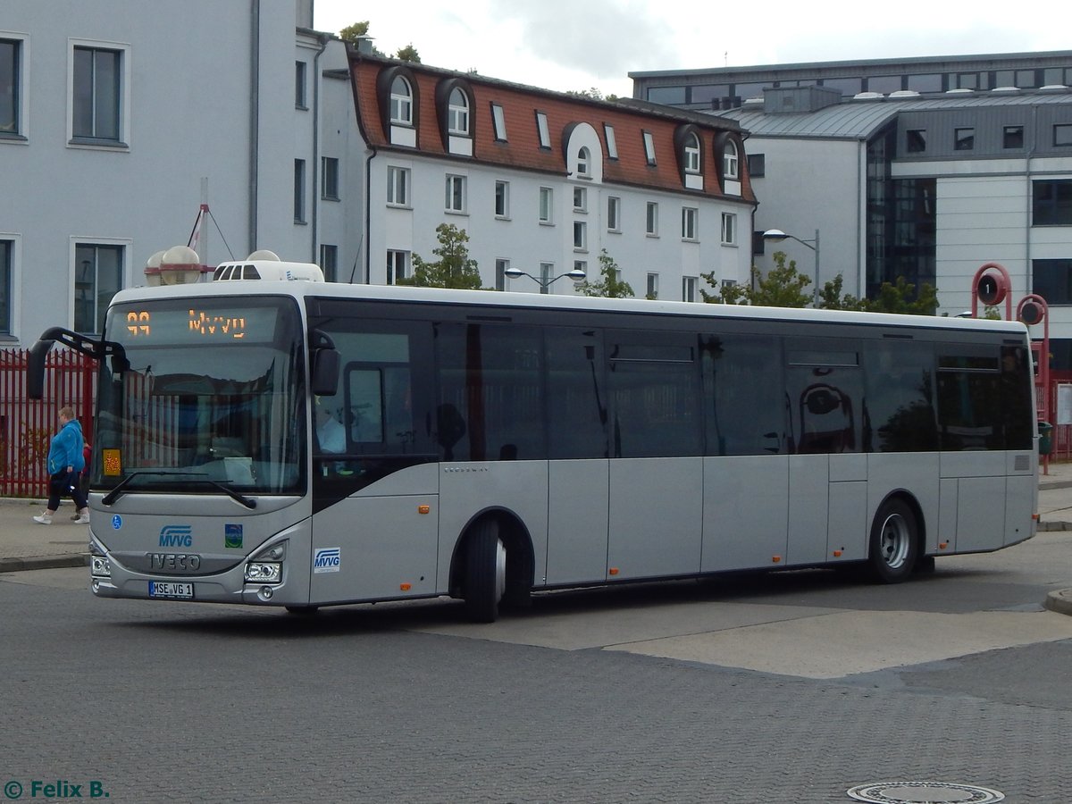 Iveco Crossway der MVVG in Neubrandenburg.