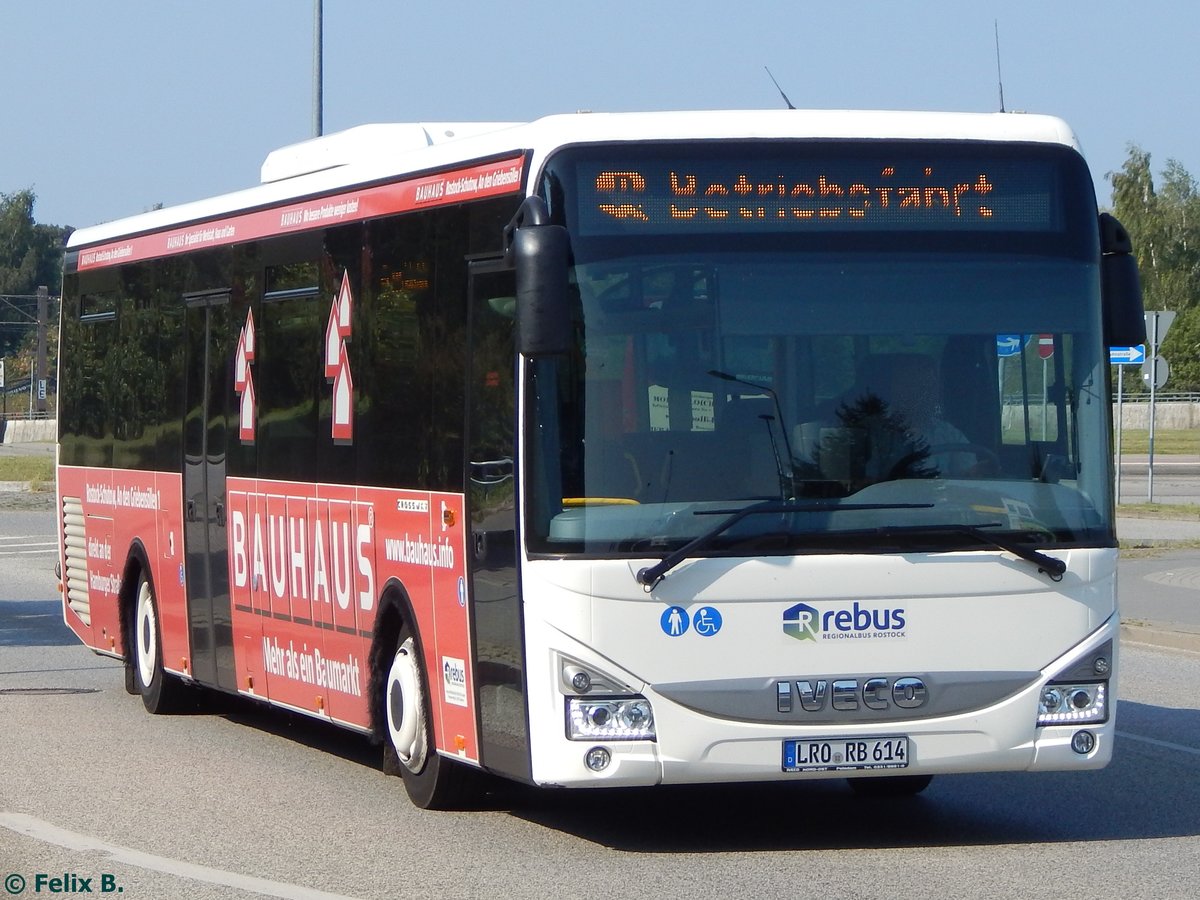 Iveco Crossway von Regionalbus Rostock in Rostock.