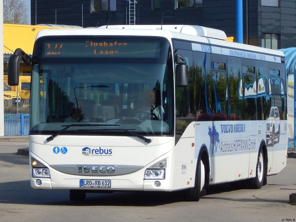 Iveco Crossway von Regionalbus Rostock in Rostock.