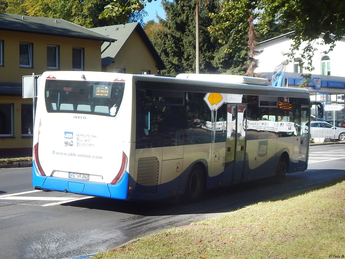 Iveco Crossway von der Usedomer Bäderbahn in Heringsdorf.