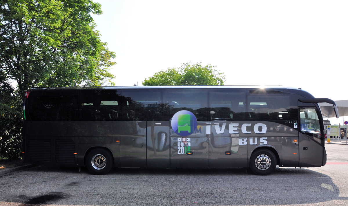 IVECO Magelys aus der BRD in Krems gesehen.