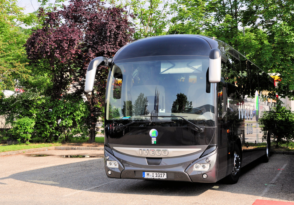 IVECO Magelys aus der BRD in Krems gesehen.