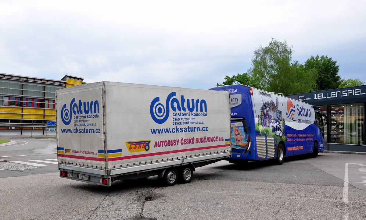 IVECO Magelys von Saturn Reisen aus der CZ in Krems gesehen.