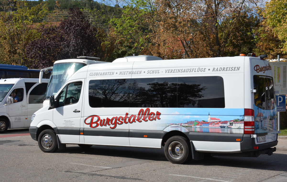 Kleinbus Mercedes Sprinter von Burgstaller Reisen aus sterreich in Krems.