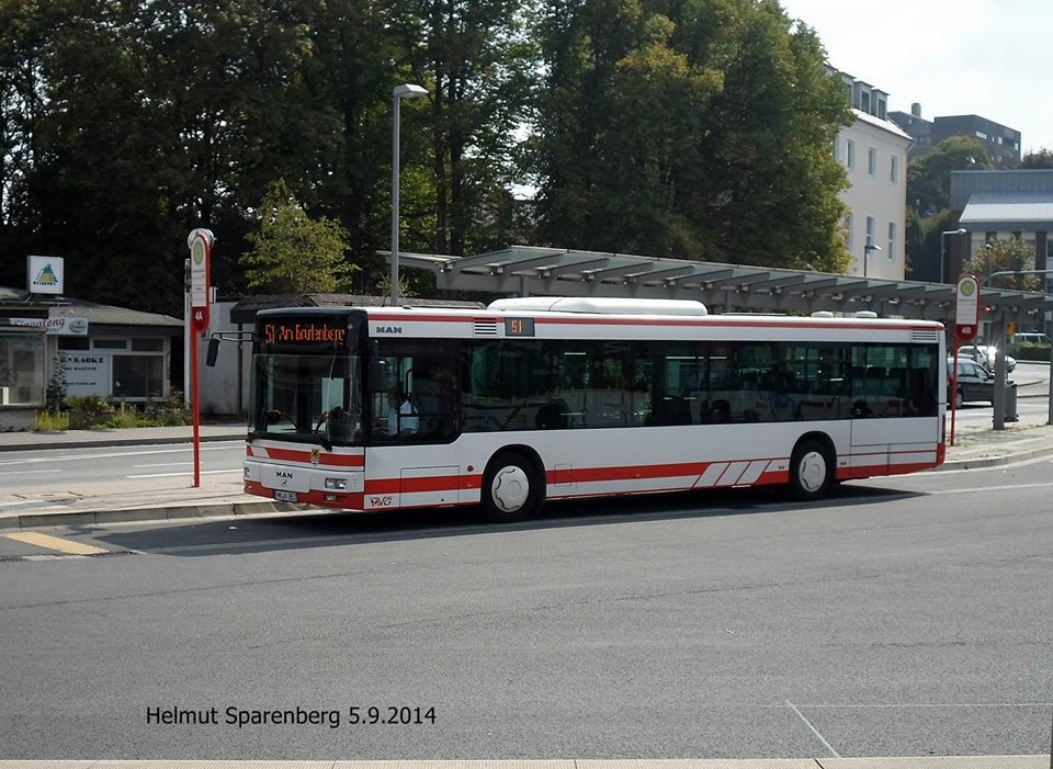 Lüdenscheid Bahnhof,Hier fährt die MVG Lüdenscheid,aufgenommen am 5.3.2014