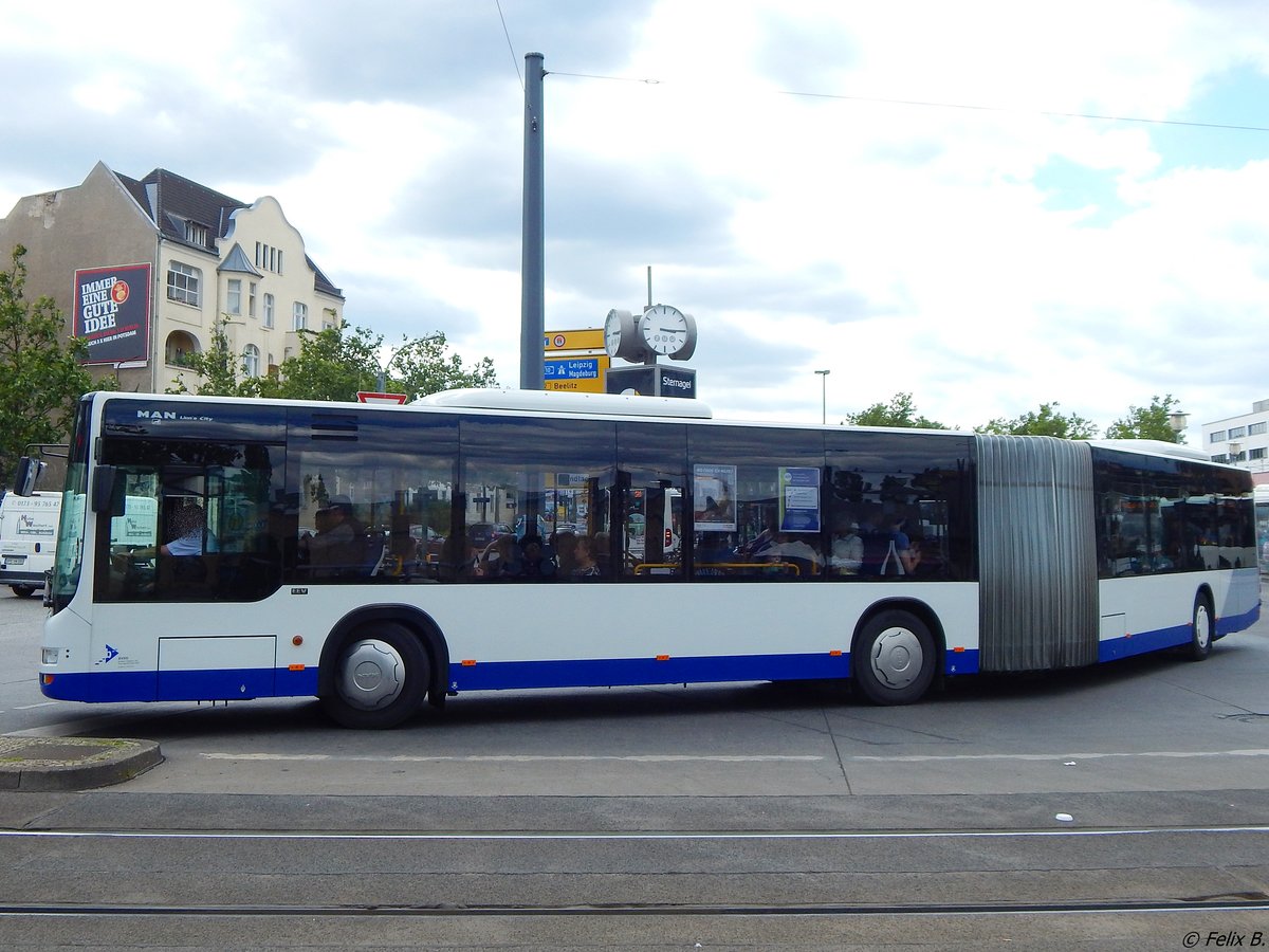 MAN Lion's City der Beelitzer Verkehrs- und Servicegesellschaft mbH in Potsdam.