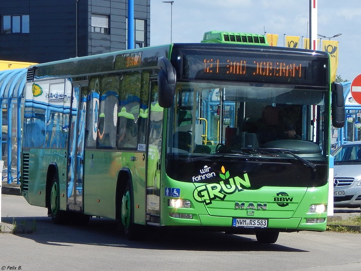 MAN Lion's City der BusBetriebe Wismar in Rostock.