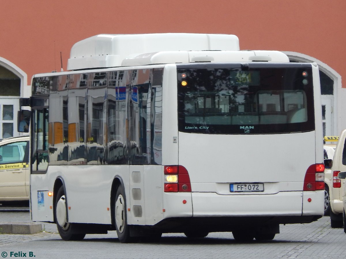 MAN Lion's City CNG von Busreisen Homann aus Deutschland in Frankfurt.