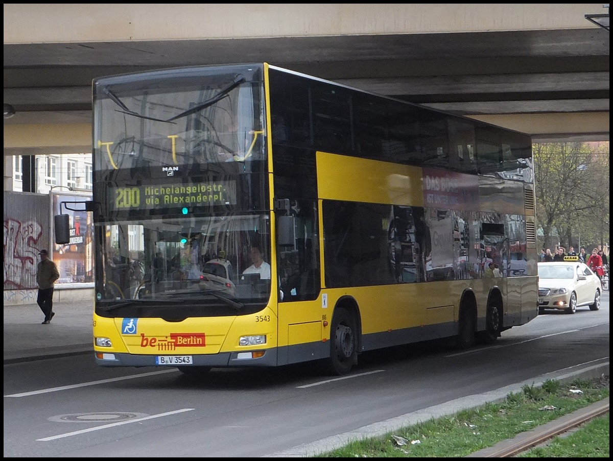 MAN Lion's City DD der BVG in Berlin.