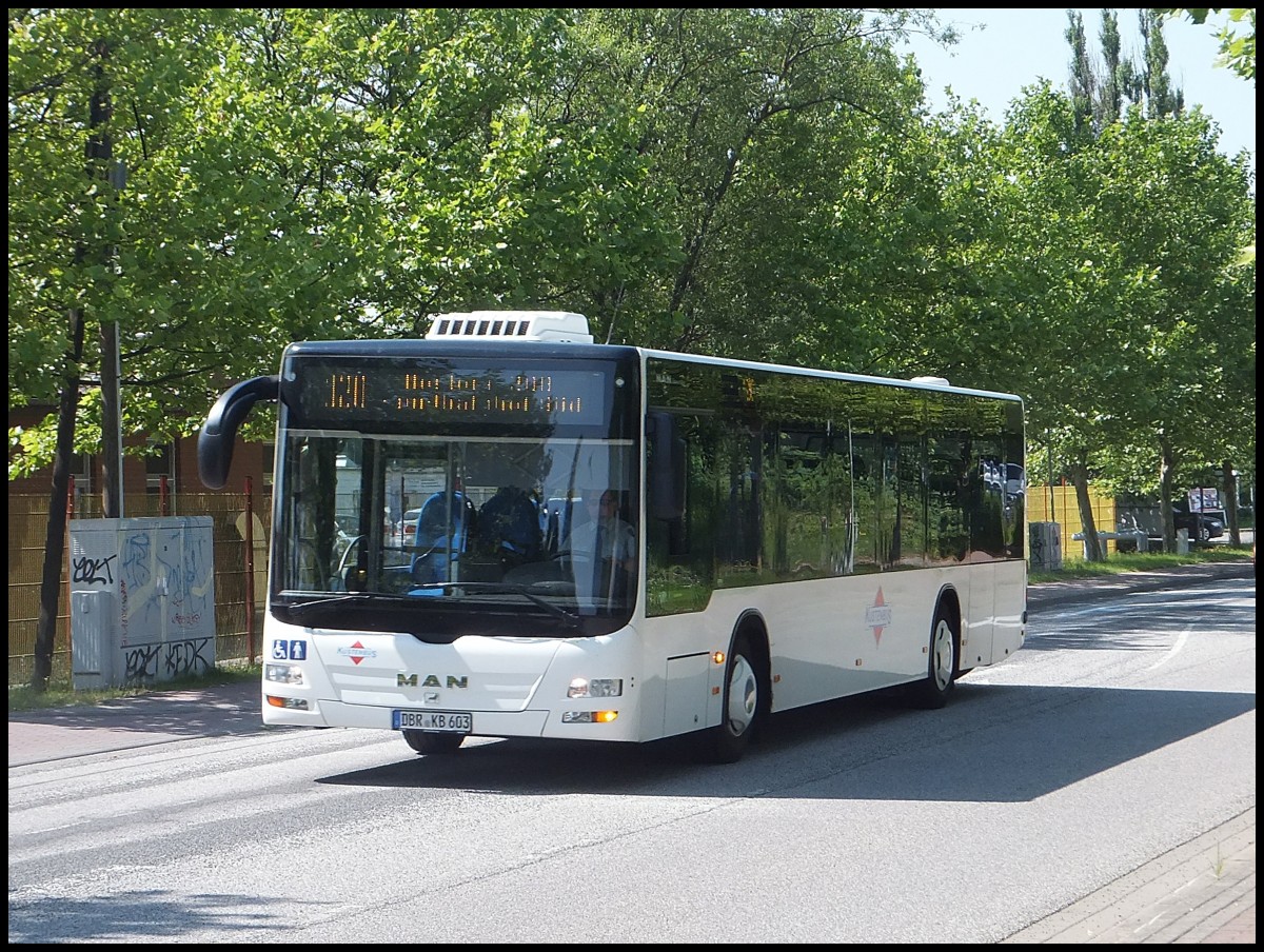 MAN Lion's City der Kstenbus GmbH in Rostock.