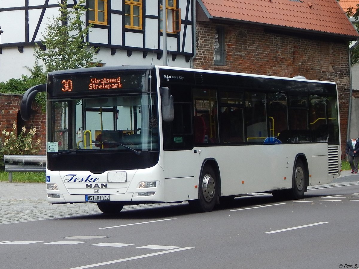 MAN Lion's City LE Ü vom Reisedienst Teske aus Deutschland in Sassnitz.