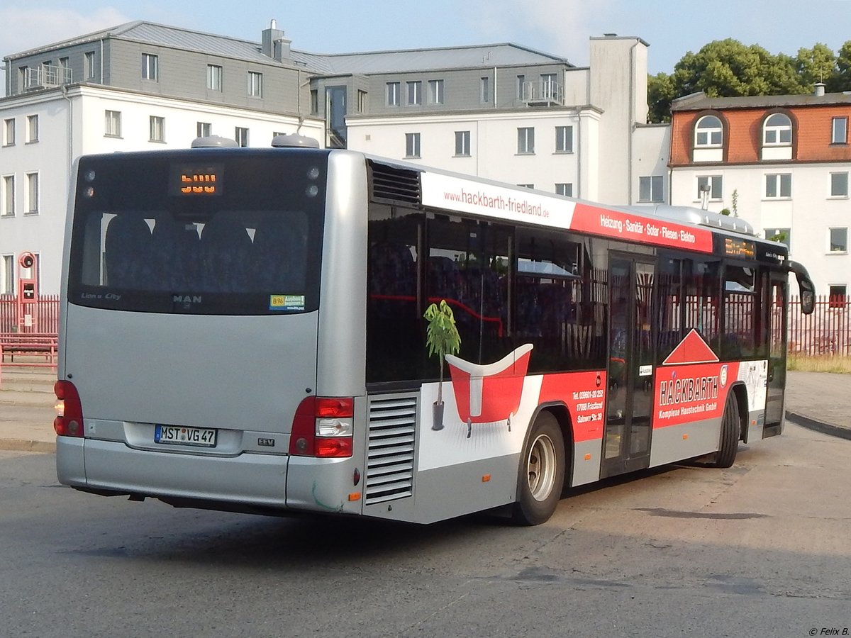 MAN Lion's City LE Ü der MVVG in Neubrandenburg.