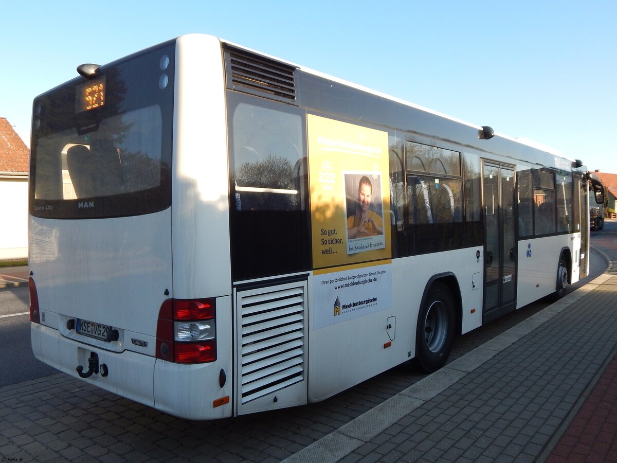 MAN Lion's City LE Ü der MVVG in Bredenfelde.