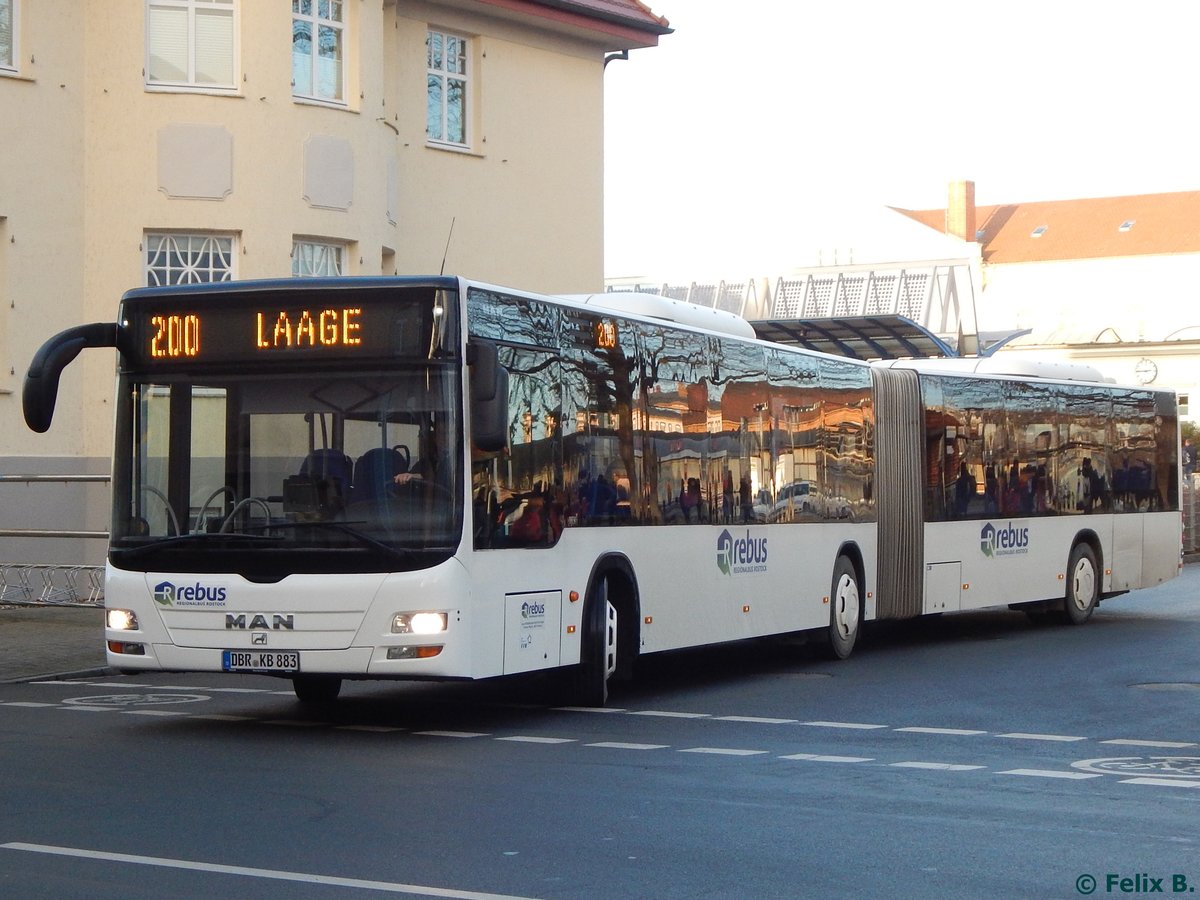 MAN Lion's City von Regionalbus Rostock in Güstrow.