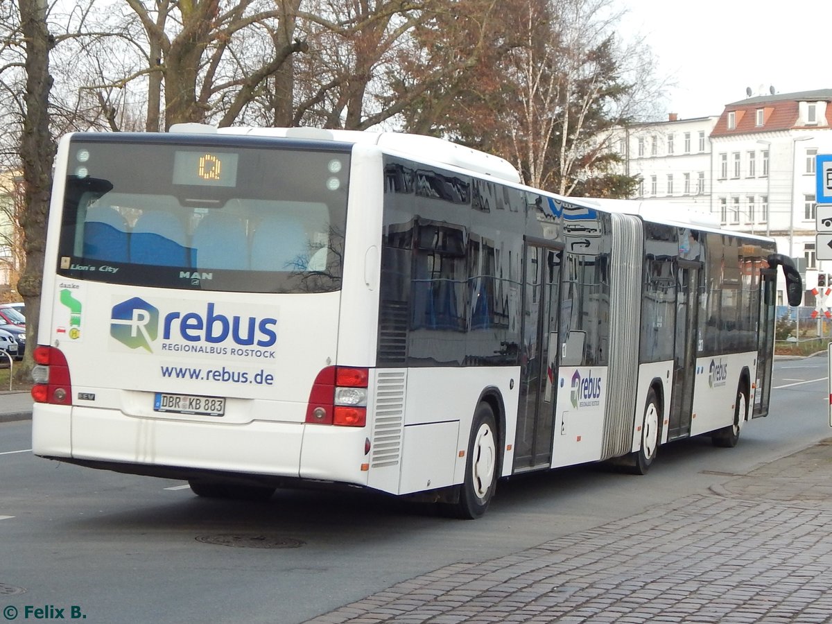 MAN Lion's City von Regionalbus Rostock in Güstrow.