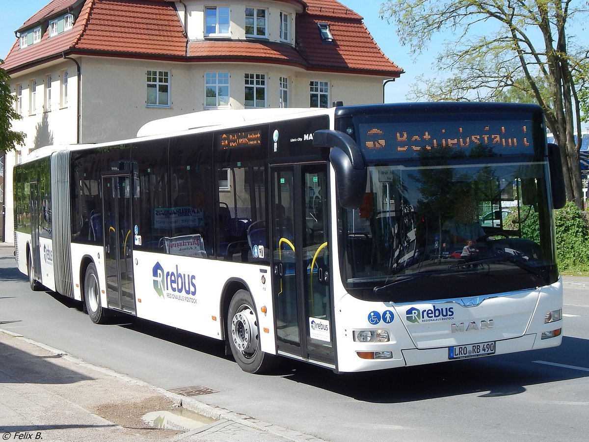 MAN Lion's City von Regionalbus Rostock in Güstrow.