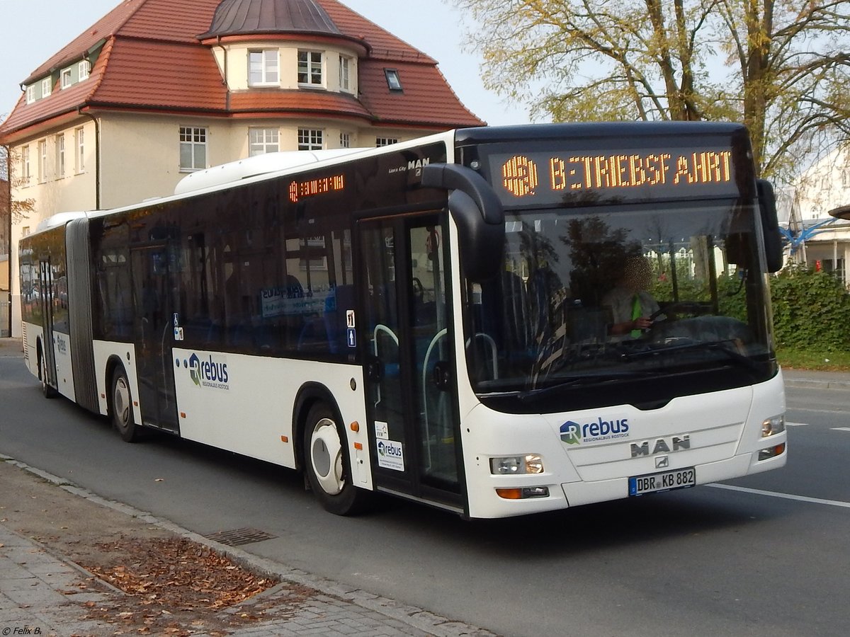 MAN Lion's City von Regionalbus Rostock in Güstrow. 