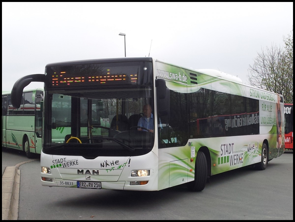 MAN Lion's City vom Regionalverkehr Erzgebirge in Oberwiesenthal.