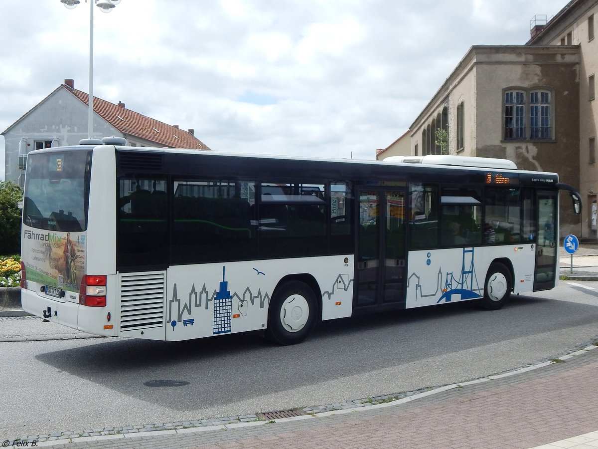 MAN Lion's City vom Reiseienst Teske aus Deutschland in Sassnitz.