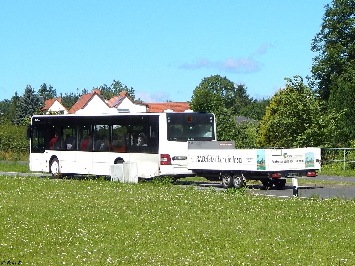 MAN Lion's City Ü vom Reisedienst Teske aus Deutschland in Sassnitz. 