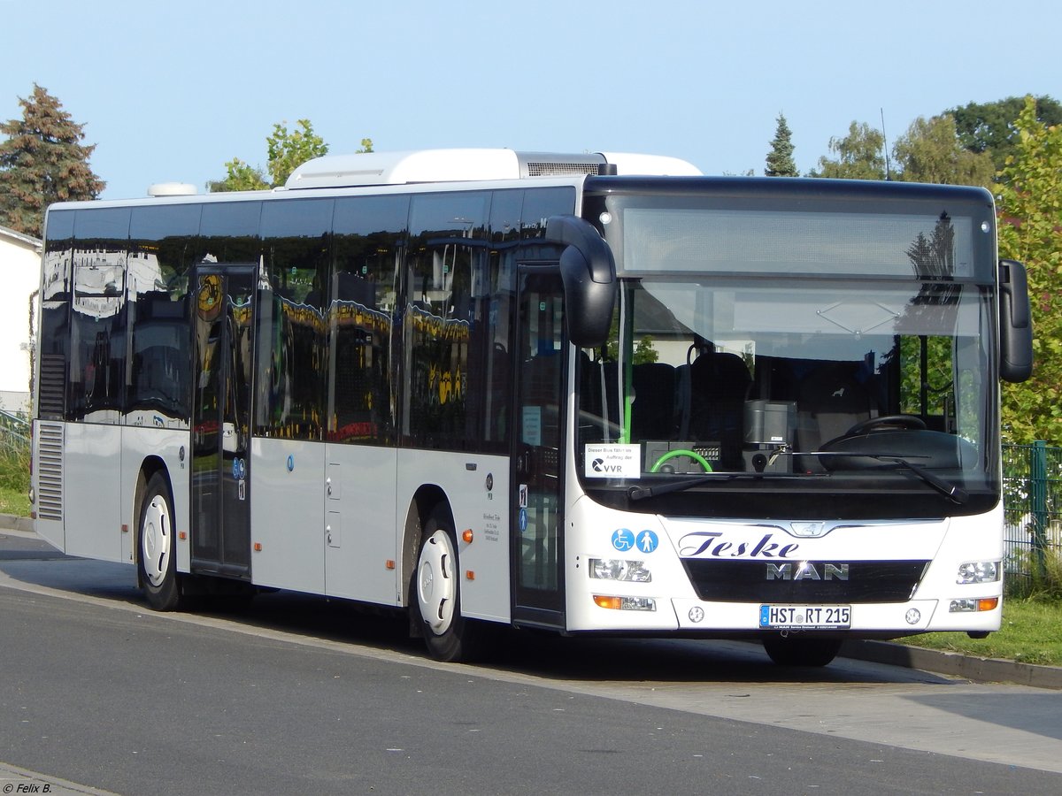 MAN Lion's City Ü vom Reisedienst Teske aus Deutschland in Sassnitz. 