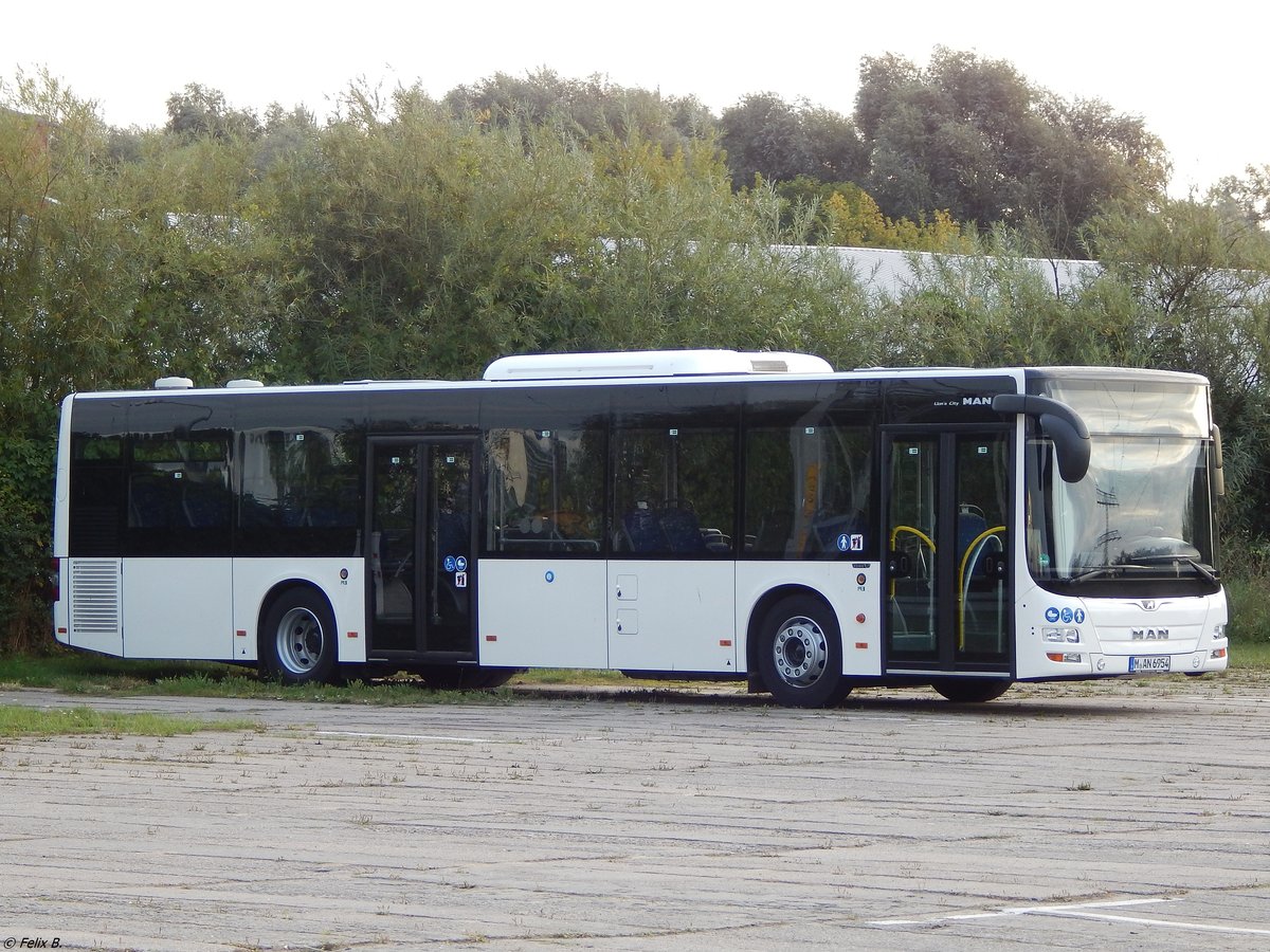 MAN Lion's City Vorfhrwagen bei der MVVG in Neubrandenburg.