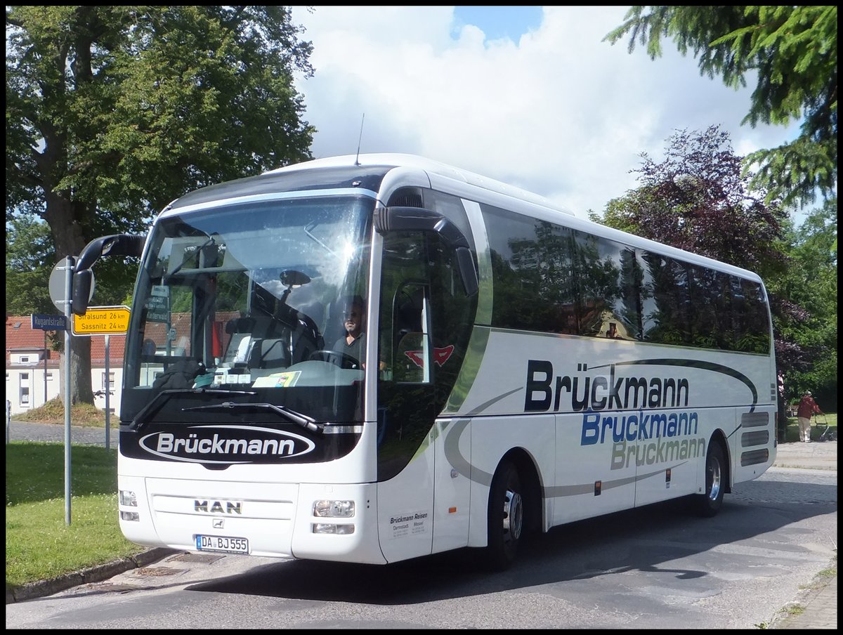 MAN Lion's Coach von Brückmann aus Deutschland in Bergen. 