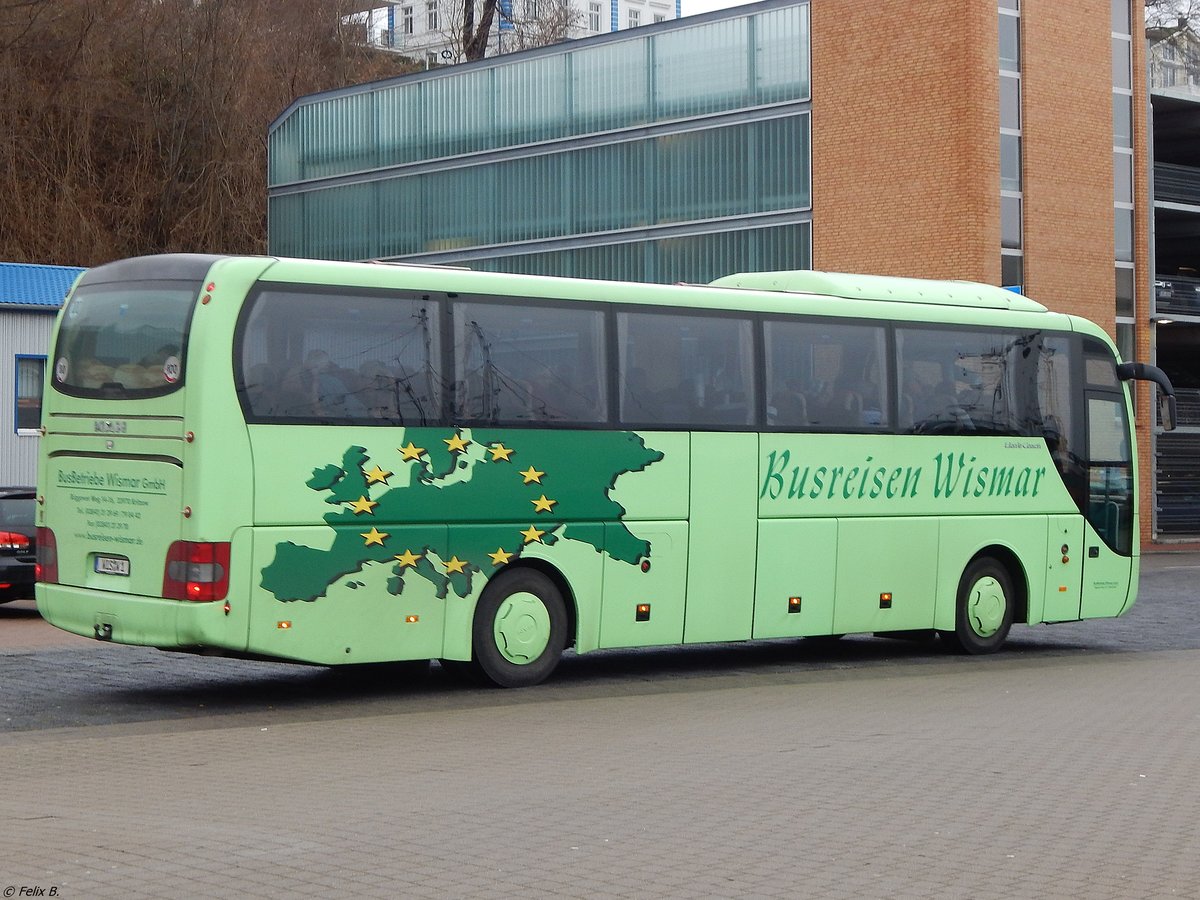 MAN Lion's Coach von BusBetriebe Wismar aus Deutschland im Stadthafen Sassnitz.