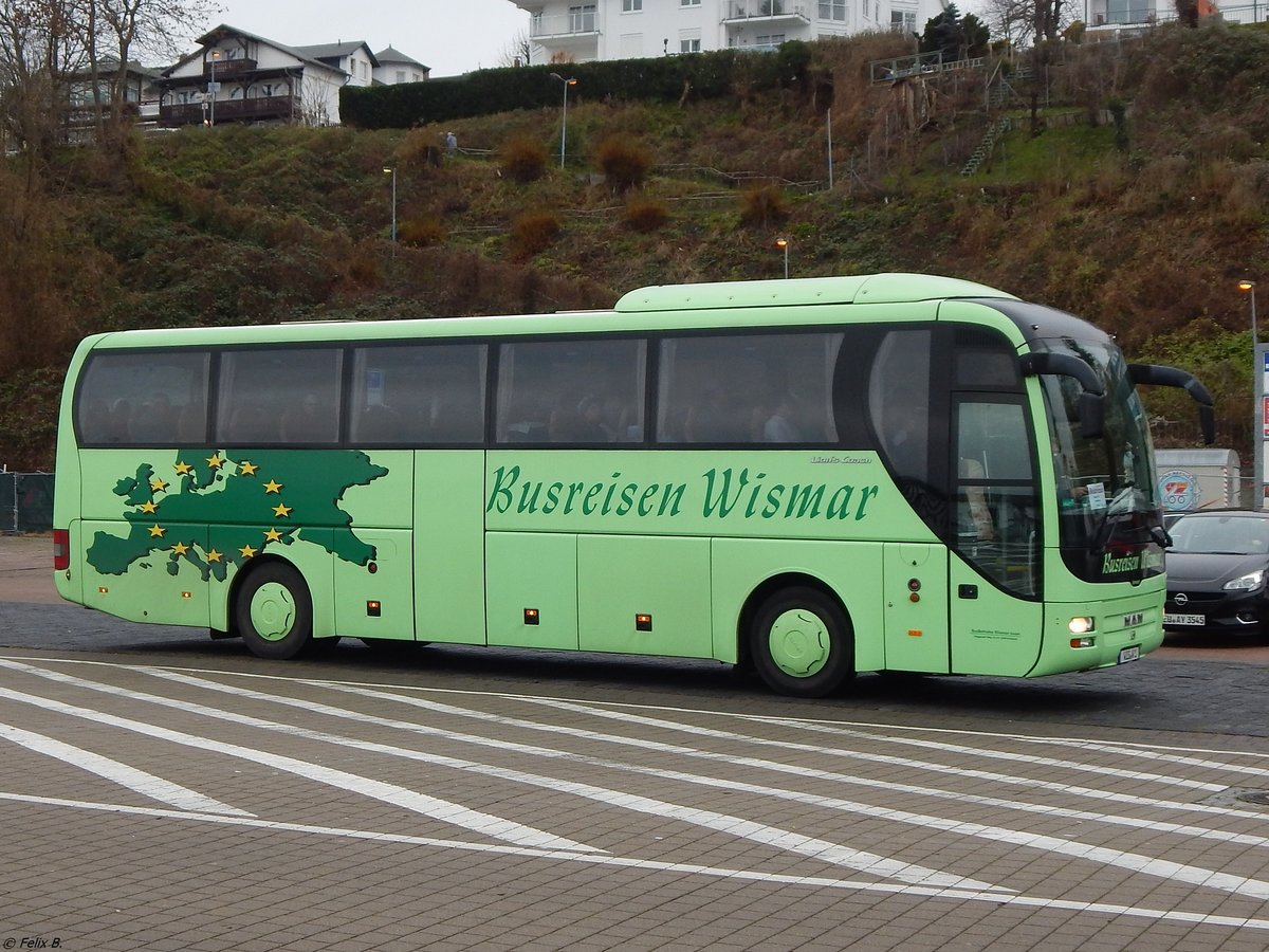 MAN Lion's Coach von BusBetriebe Wismar aus Deutschland im Stadthafen Sassnitz.