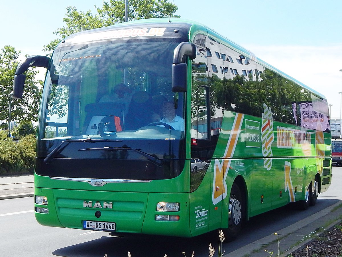 MAN Lion's Coach von Flixbus/Der Schmidt aus Deutschland in Berlin.