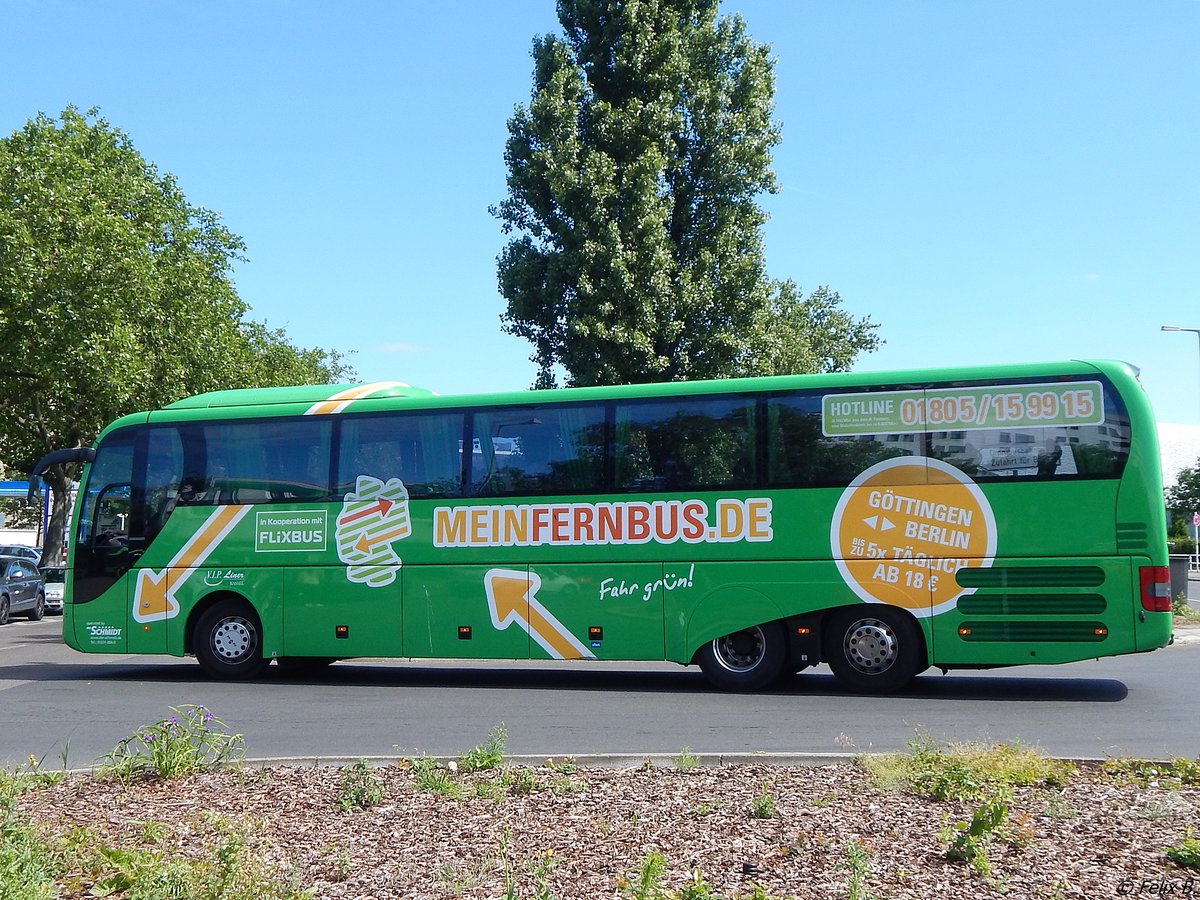 MAN Lion's Coach von Flixbus/Der Schmidt aus Deutschland in Berlin.