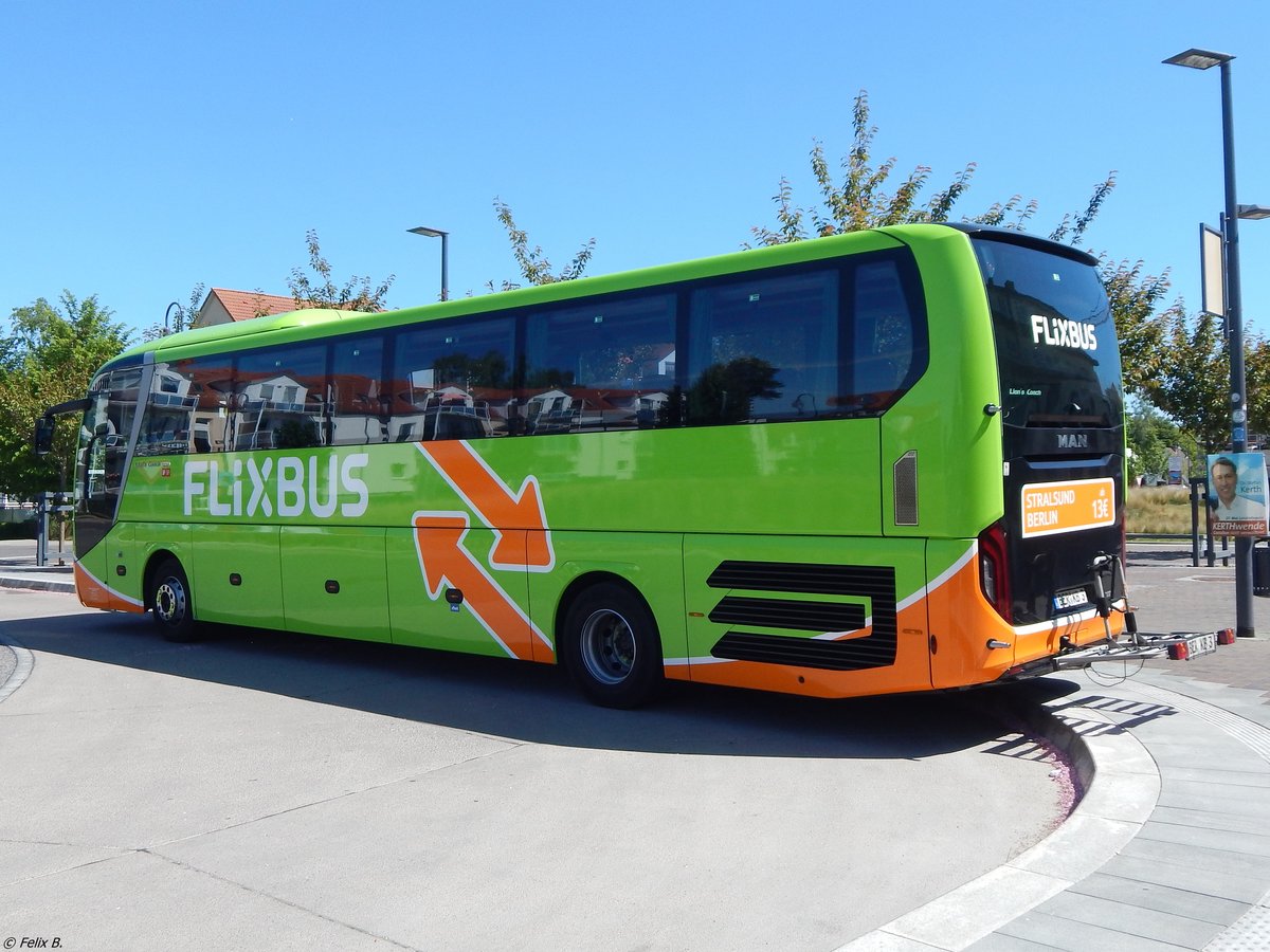 MAN Lion's Coach von FlixBus/Karsten Brust aus Deutschland in Binz.